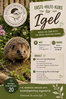Erste-Hilfe-Kurs für Igel